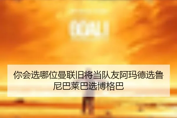 你会选哪位曼联旧将当队友阿玛德选鲁尼巴莱巴选博格巴